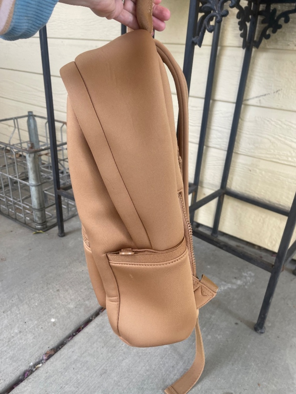 Large Dakota Backpack Dagne Dover Camel - Picture 2 of 15